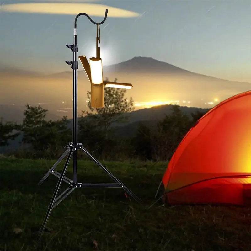 GlowFold - Multi-Angle Portable Lantern Flashlight