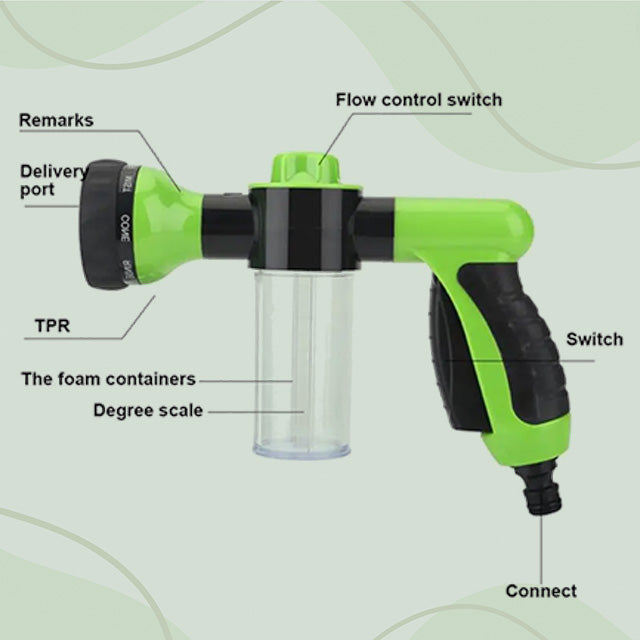 Soap&Spray - 8 in 1 Hose Gun