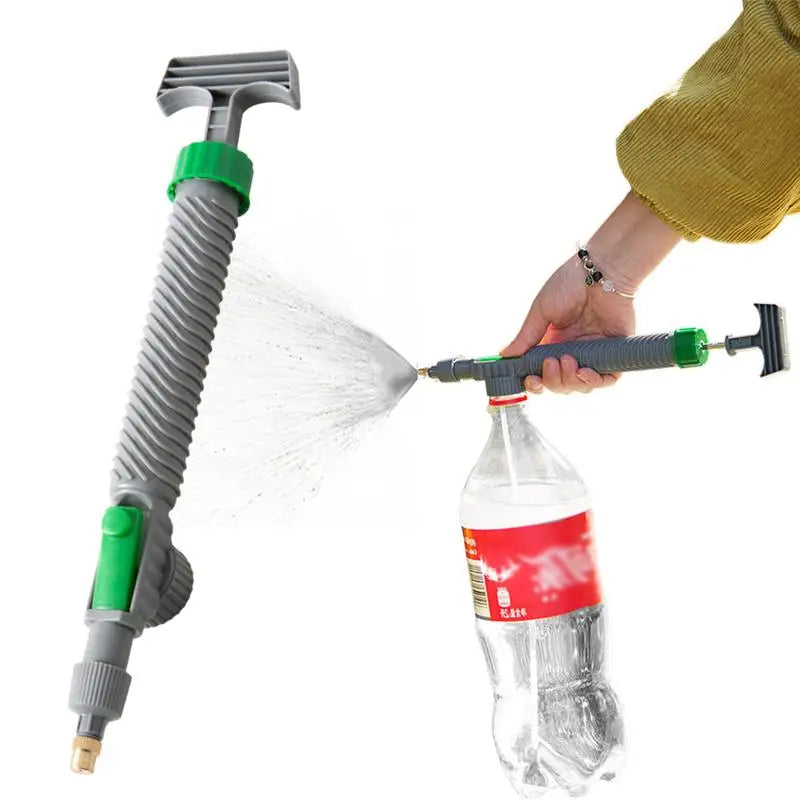 High Pressure Air Pump Sprayer Adjustable Drink Bottle Spray Head Nozzle Garden Watering Tool Sprayer Agriculture Tools