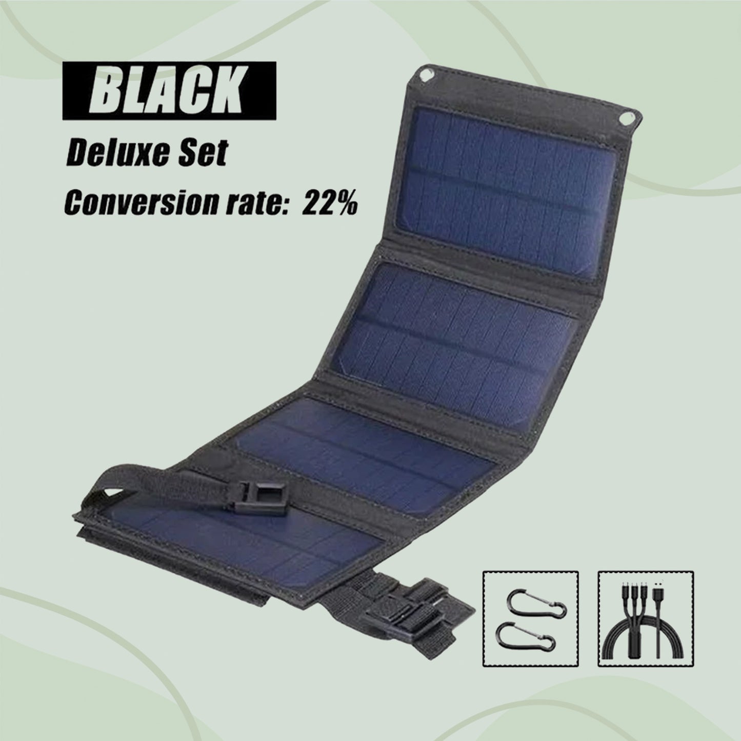 SunBurst Foldable Energy Source - Solarpower Foldable Solar Panel Cells